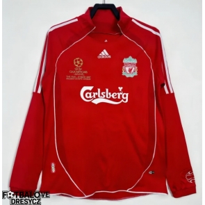 Liverpool 2006-2008 Champions League Retro Domácí Dres Dlouhý Rukáv